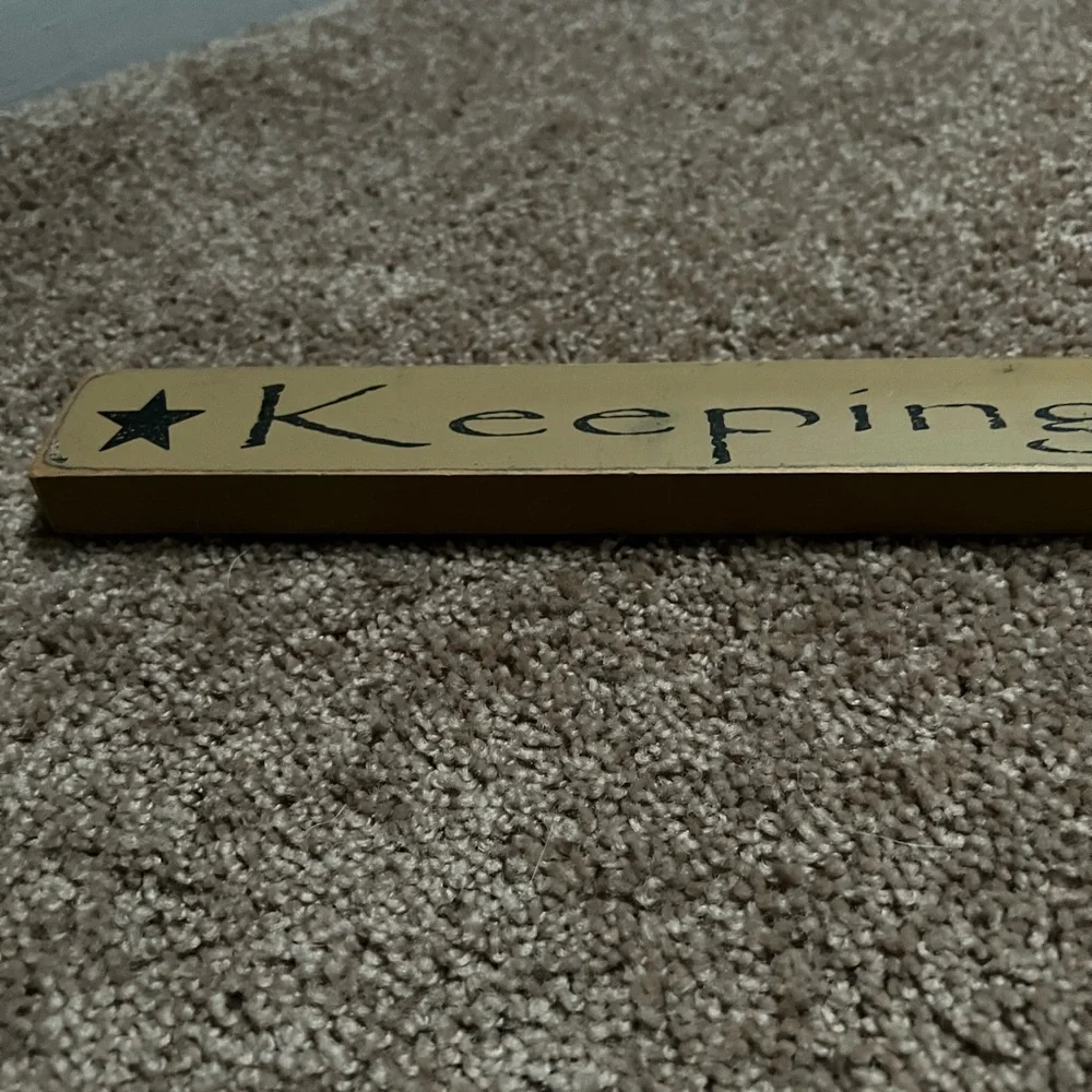 Keeping Room Country Decor Wall Wooden Sign Art - Picture 2 of 7